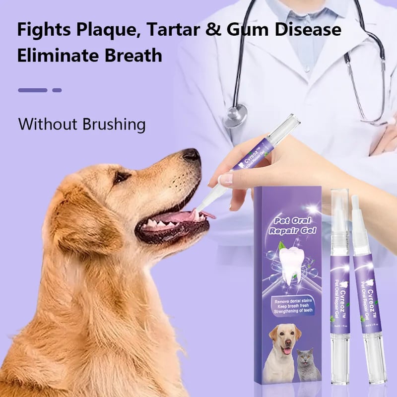 🔥New Year Promotion 48% OFF🐶😺Pet Oral Repair Gel - Eptchn Pet Dentify