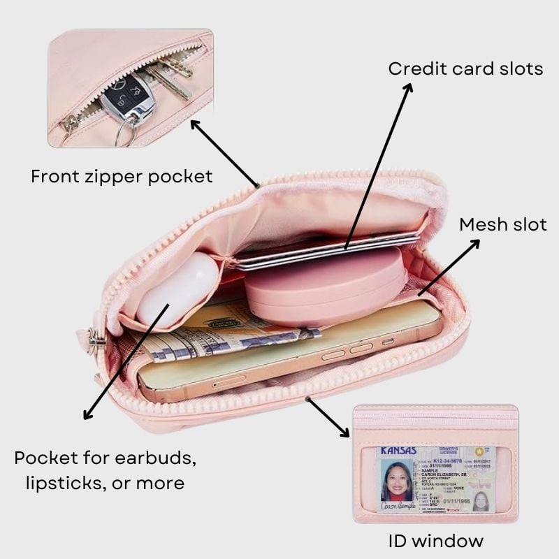 🔥Last Day Promotion 50% OFF🔥Puffer Wristlet Wallet Fits Phone