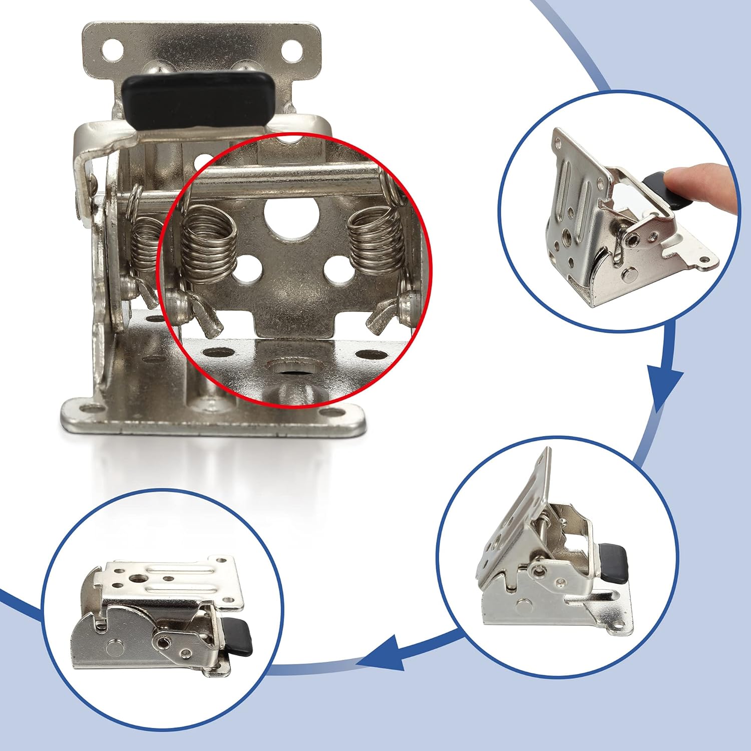 🔥90-Degree Self-locking Folding Hinge Lock