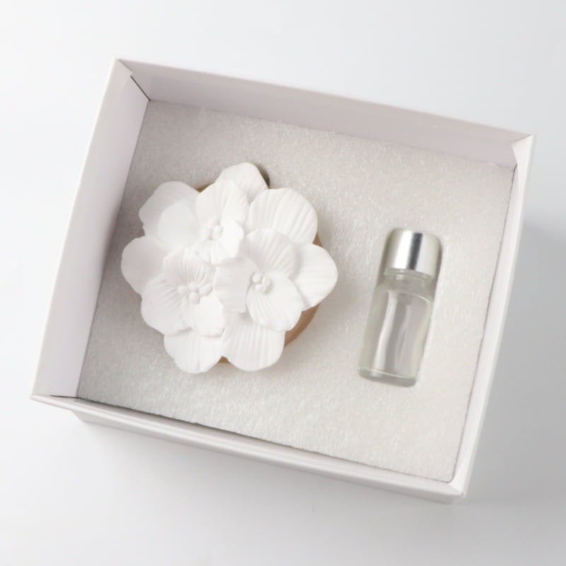 Car home aroma diffuser stone and wood base, succulent gypsum perfume essential oil evaporation decorative item