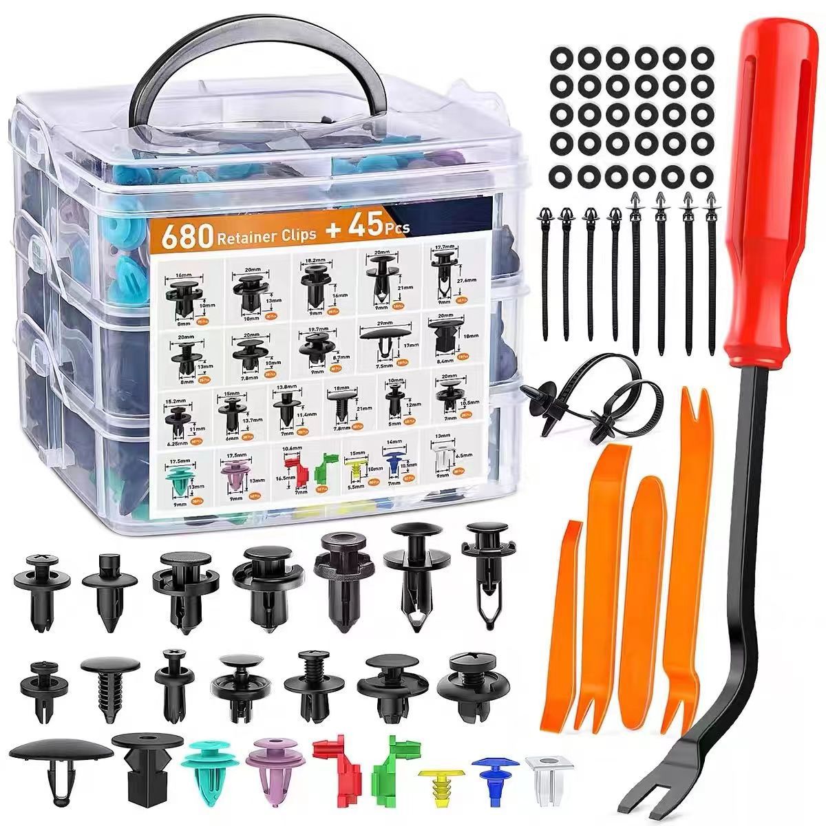 Hot Sale 49% Off🔥725Pcs Car Retainer Clips & Fastener Remover