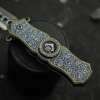 Handcrafted Retro Spinner Pocket Knife – Functional Art in Motion