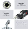 💥LAST DAY SALE 50% OFF💥1600X  Zoom Digital Microscope Camera Portable Magnifier