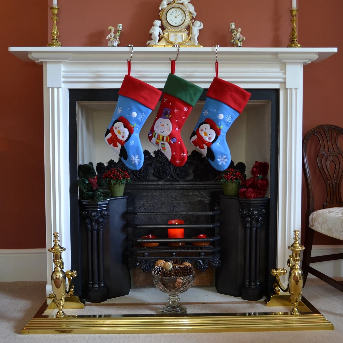 Cartoon Christmas stockings
