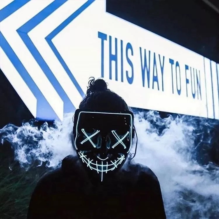 (🎃Early Halloween Sale - 50% OFF) LED Halloween Purge Mask, Buy 3 Free Shipping