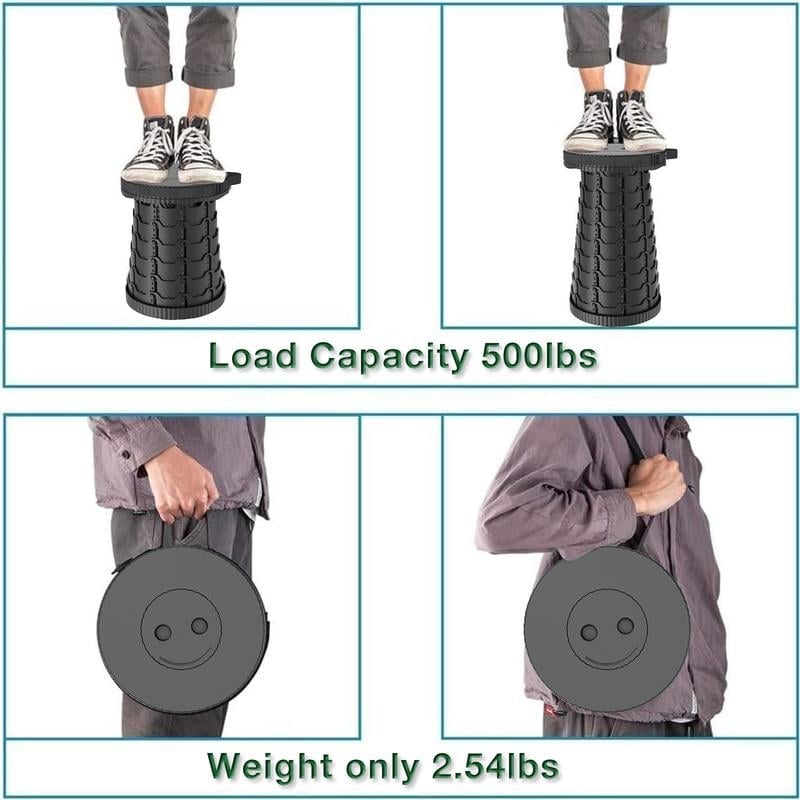 2025 Upgraded Heavy-Duty Collapsible Portable Stool (BUY 2 GET FREE SHIPPING)