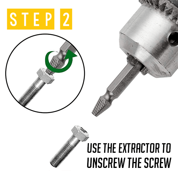 Screw Extractor (1 Set 5pcs)