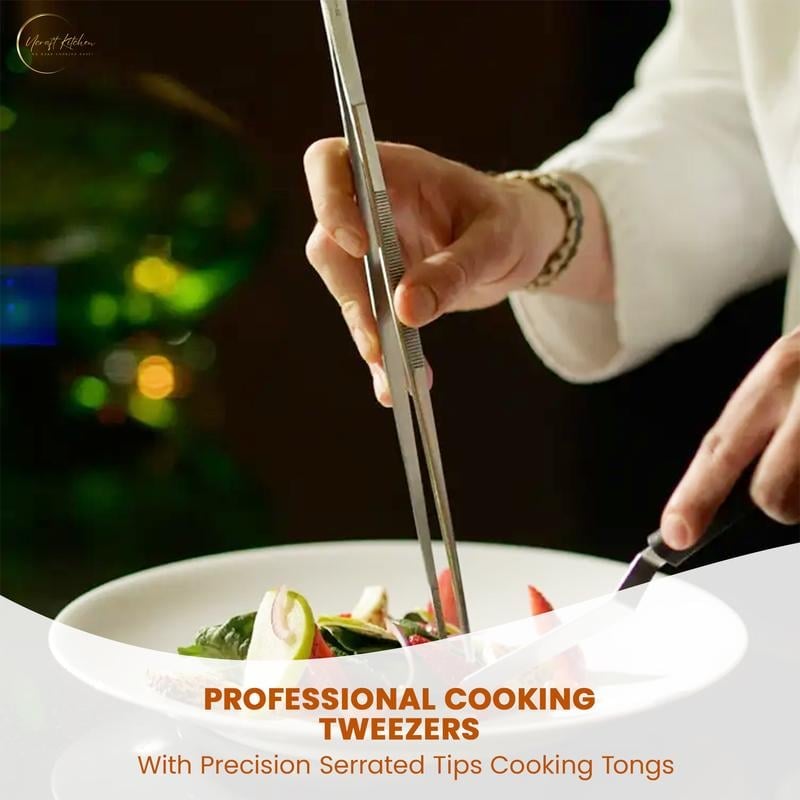 🔥Last Day Promotion 70% OFF🔥Non-Slip Kitchen Tweezers(2 Pcs)