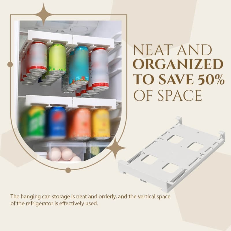(🔥LAST DAY PROMOTION - SAVE 50% OFF)Hanging Soda Can Storage Rack For Fridge