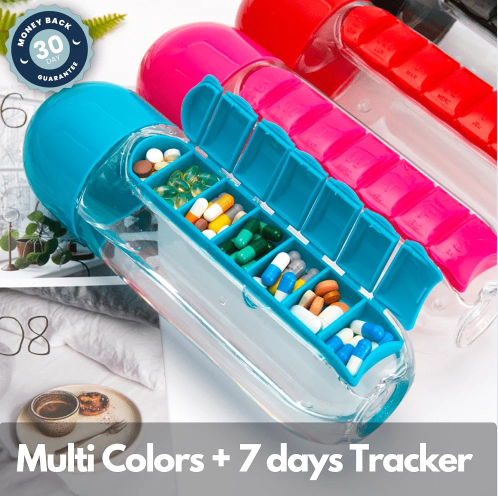 💥LAST DAY SALE 50% OFF💥3-in-1 Pillbox Bottle⚡BUY 2 FREE SHIPPING