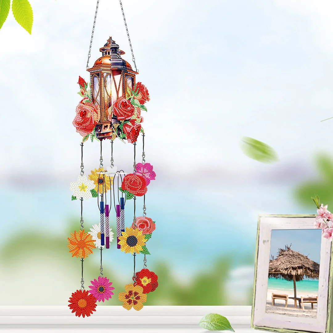 🌲Early Christmas Sale 49% OFF -✨️DIY Diamond Painting Rotatable Wind Chime