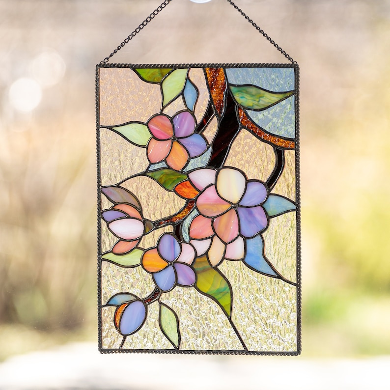 🔥Clearance Sale 70% Off 🎉Cardinal Stained Glass Window Panel🦜🦜