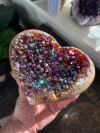 2023 New Year Limited Time Sale 70% OFF🎉Angel Aura Heart Shaped Rainbow Crystal Cluster🎉Buy 2 Get Free Shipping