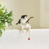 🔥Handmade Miniature Fishing Cat Figurines - Buy 4 Get Extra 20% OFF