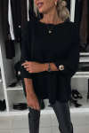Women's Round Neck Mid-sleeve Knitted Casual Top