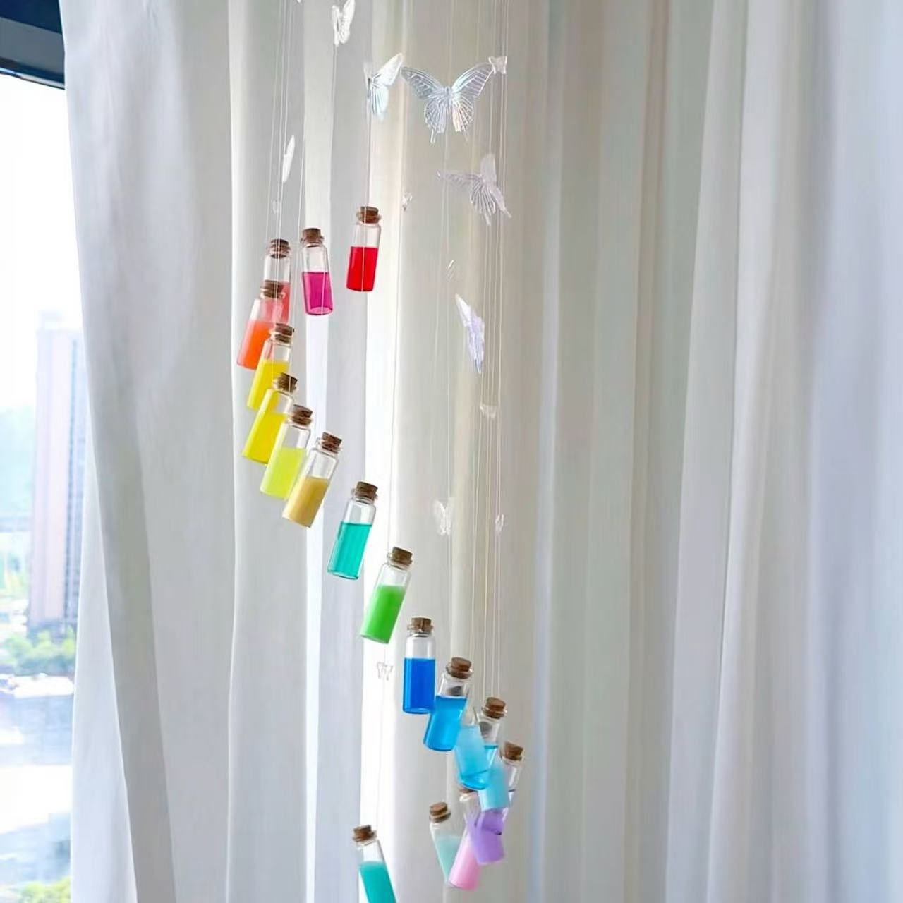 🔥Last Day Promotion 50% OFF🔥Handmade Butterfly Rainbow Wind Chime