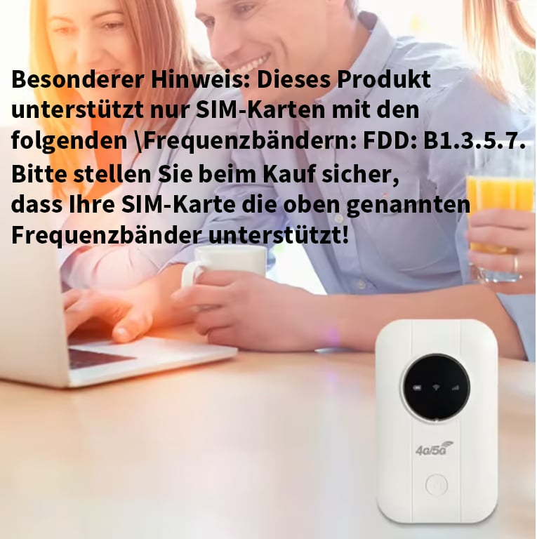 🔥Letzter Tag 49% Rabatt✨Tragbares WLAN Kommt mit Firewall