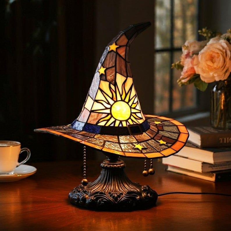 🎃2025 Halloween Sale 49% OFF🧙‍♀️🔮Witch Hat Lamps🌟