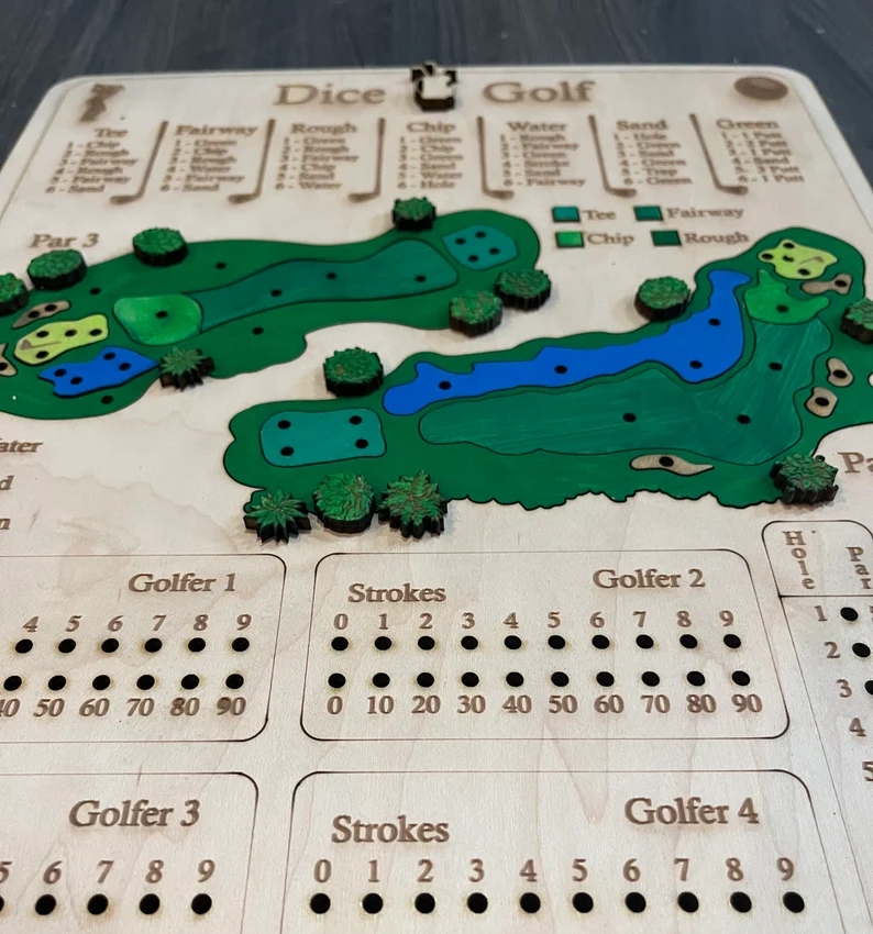 Dice Golf Game