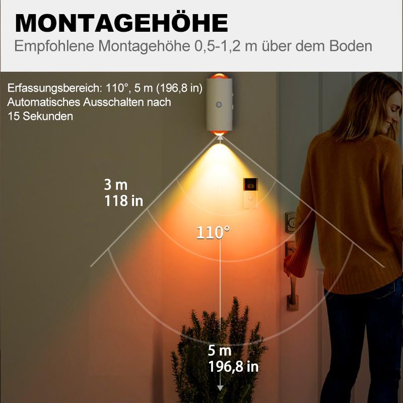 🎉Letzter Tag 49% Rabatt🔥Intelligentes LED-Nachtlicht mit Bewegungssensor