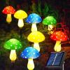 🍄Waterproof Solar Mushroom Lights Outdoor Decor,Garden Pathway Landscape Yard
