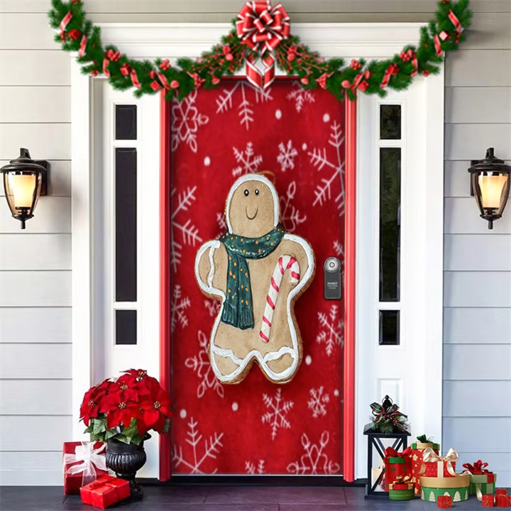 (🎄Christmas Hot Sale - 49% OFF) 2024 Christmas Front Door Decoration, ⚡Buy 4 Get Extra 20% OFF NOW!