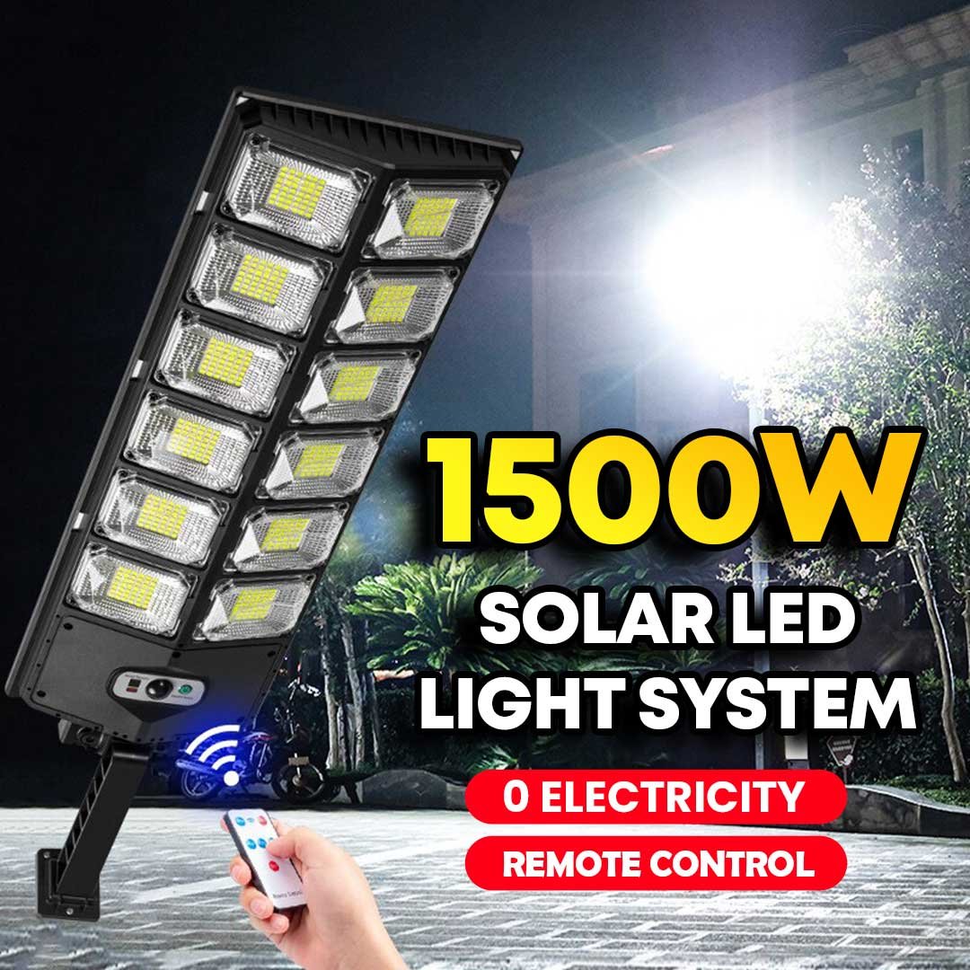 (🌲Early Christmas Sale- 50% OFF) 1500W Solar Led Light System