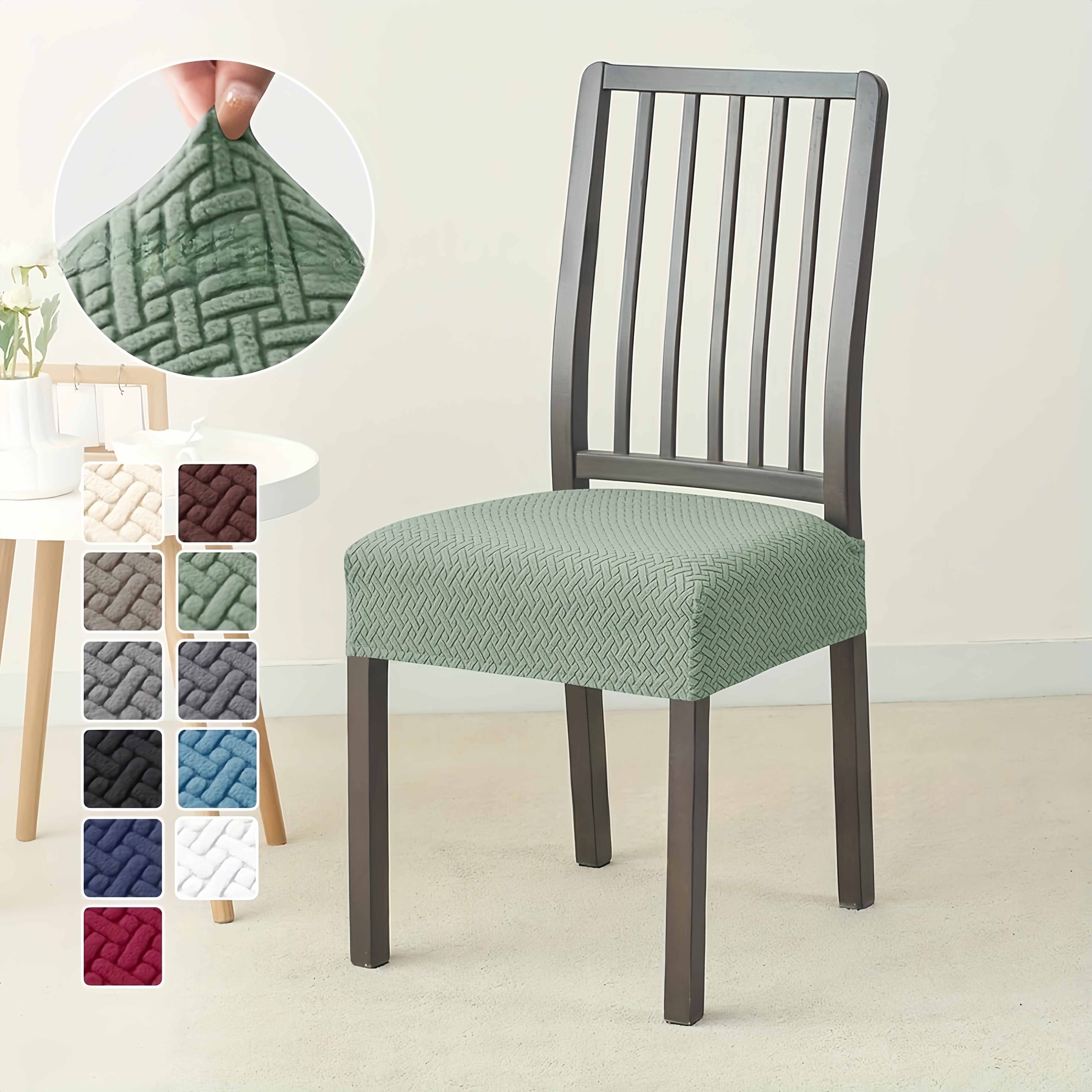 【2 PCS Per Pack】🪑💧Relaxing and Comfortable Chair Covers , Elastic Jacquard Detachable and Washable Chair Covers