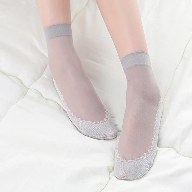 🔥Early Mother's Day Promo - 70% OFF🔥 Silky Anti-Slip Cotton Socks(5 Pairs), Buy 4 Get Extra 20% OFF & Free Shipping