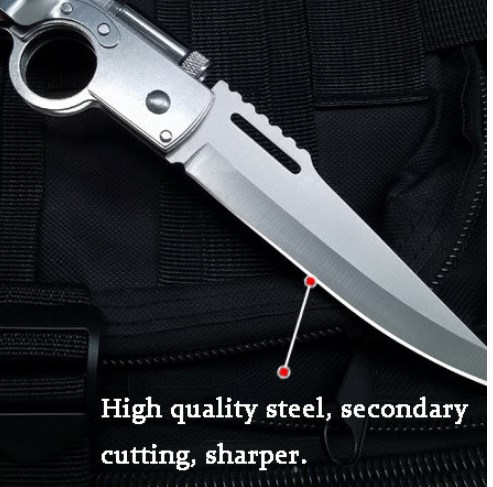 🔥Handcrafted By German Masters - Multifunctional Outdoor AK47 Folding Knife