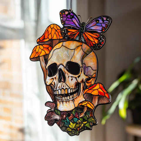 🎃Haunted Elegance: Handcrafted Halloween Suncatcher Collection