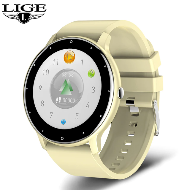 LIGE IP67 Waterproof Smart Screen Watch