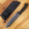 One-piece keel outdoor obstacle clearing tactical straight knife