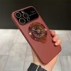 Lens protection rotating gyroscope magnetic phone case