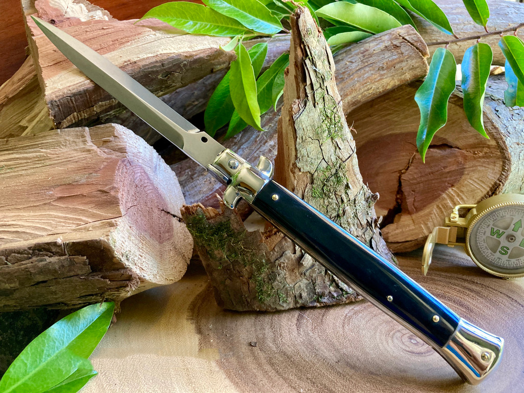 (🔥Last Day Promotion - 50%OFF) Handmade Old School Italian Stiletto Pocket Knife - Buy 2 Free Shipping