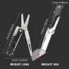 9 in 1 D2 Steel Outdoor Multi-Tool Kit – Detachable