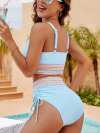 🎁Letzter Tag 2025 Bikini- Sets mit hoher Taille und Bauchkontrolle im Farbblockdesign