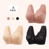 🎁LAST DAY 45% OFF🎁New Arrivals Front Closure Zero Feel Lace Full Coverage Bra