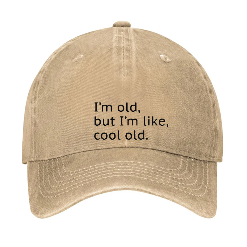 I'm Old Print Hat