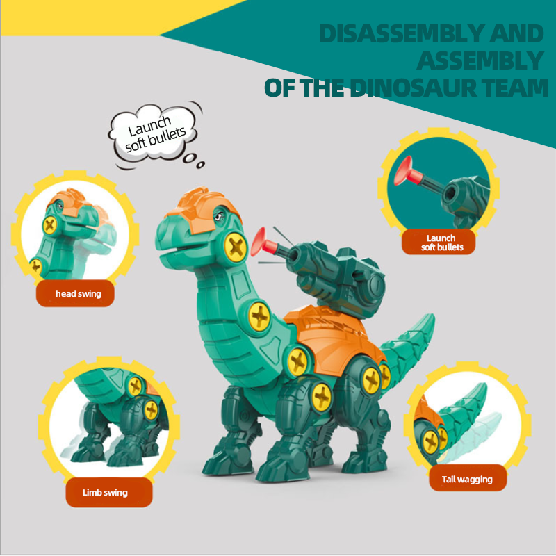 (Last Day Promotion - 50% OFF ) DIY Dinosaur Toy Construction Set, Buy 2 Free Shipping