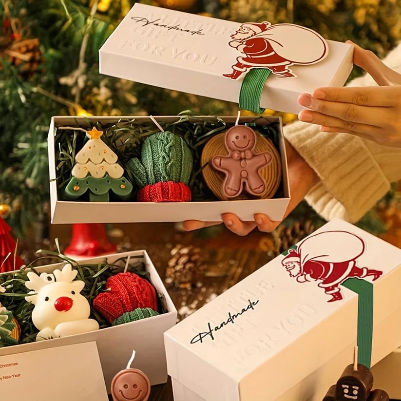 🎁TikTok Last Day Sale - 70% OFF🎅Christmas three-piece scented candle gift set🦌