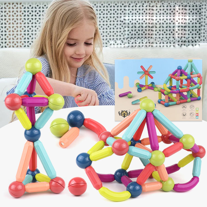 (🔥Last Day Promotion- SAVE 48% OFF) Magic Magnetic Building Sticks (BUY 2 GET FREE SHIPPING)