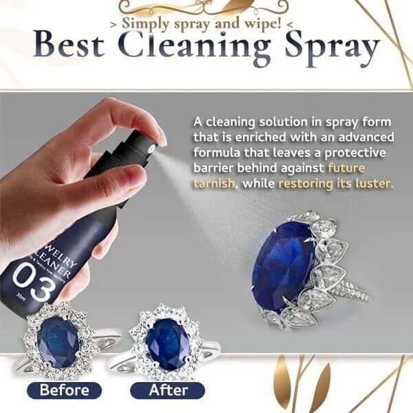 (💓EARLY MOTHER'S DAY SALE - 50% OFF)Jewelry Cleaner Spray(Buy 3 Get 2 FREE)