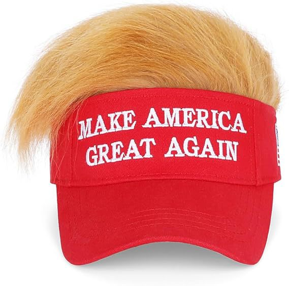 Trum₱ 2024 MAGA Cap with hair