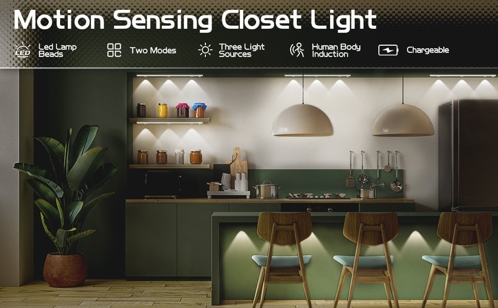 (🎄EARLY CHRISTMAS SALE - 50% OFF) 🎁THREE color temperature led motion sensor cabinet light
