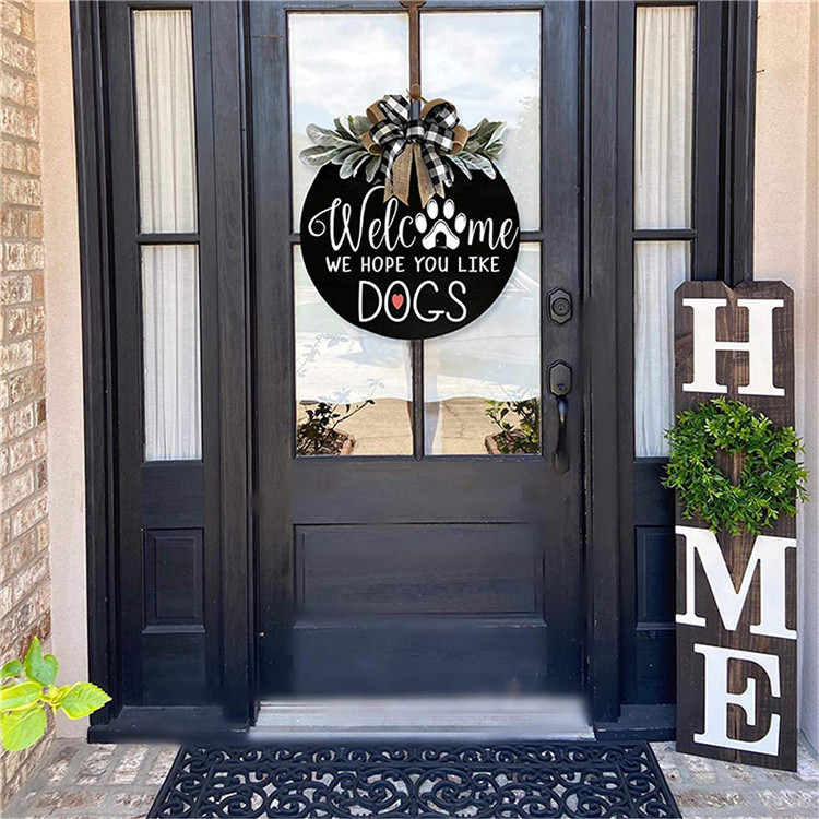 🎁Last Day Promotion- SAVE 70%🏠18′′ Front Door Welcome Wooden Sign - Buy 2 Free Shipping