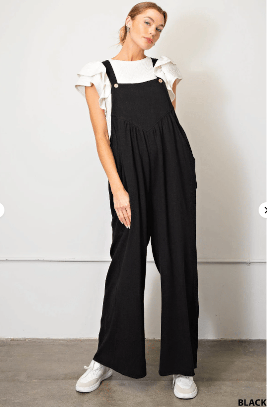 LAST DAY 50% OFF🔥 - Plus Size Wide Leg Overalls Jumpsuit