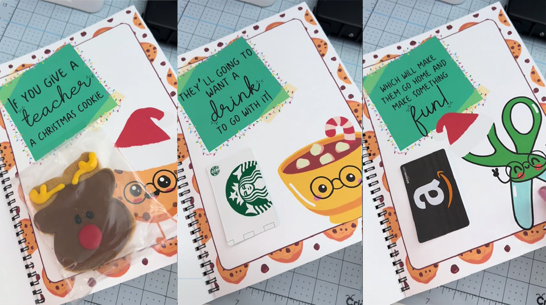 🎄Christmas card book-👩‍🏫If You Give A Teacher A Cookie📚Buy 2 Get 1 Free