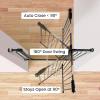 BalanceFrom Easy Walk-Thru Safety Gate for Doorways and Stairways with Auto-Close/Hold-Open Features, 30-Inch Tall, Fits 29.1 - 33.8 Inch Openings, Graphite