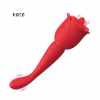 Rose Honey Tongue Licking Vibration G Point Massage Stick Nipple Masturbation Device
